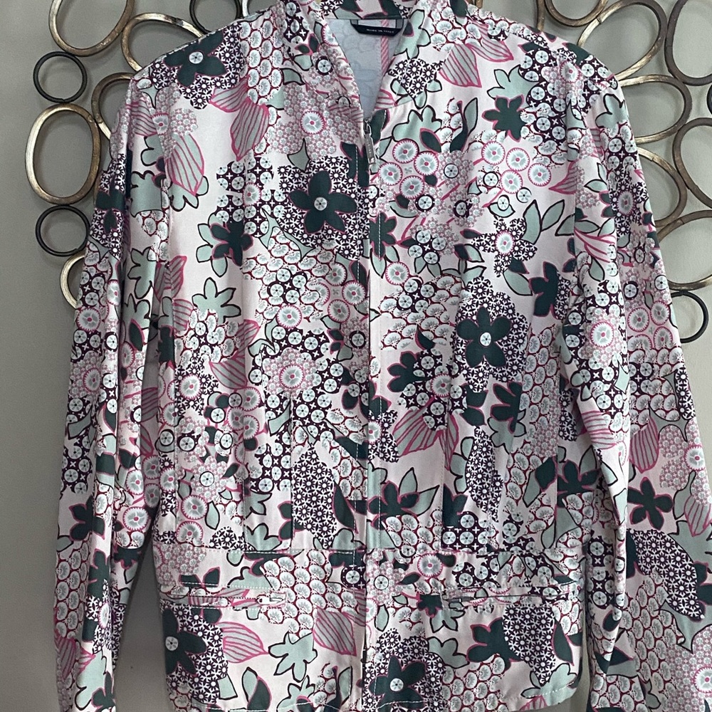 Spring Floral Denim Jacket